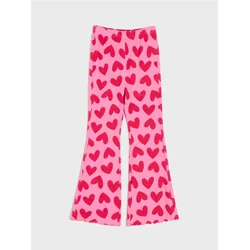 Sinsay - Rebraste flare helanke sa srcima - roze