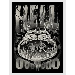 The Dudes Hellooo Unlimited Art Print black