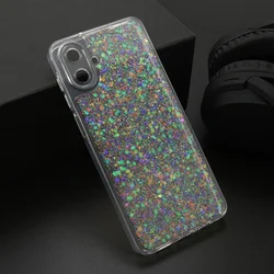 Futrola crystal glow za samsung a075f galaxy a07 srebrna ( F123863 )