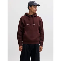 JACK & JONES Majica JJESTAR kostanj rjava