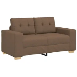 Vidaxl Dvosed rjave barve 160x77x82 cm blago