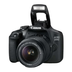 CANON Digitalni fotoaparat EOS 2000D + objektiv EFS18-55 DC III