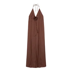 Pull&Bear Obleka rjava
