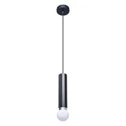 ITALUX PND-33849-1-BK - Luster na sajli MACERA 1xE27/40W/230V crna
