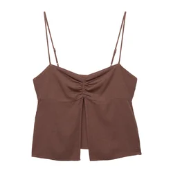 Pull&Bear Top čokolada