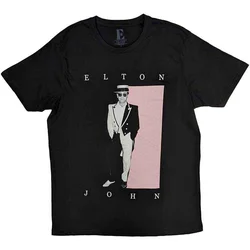Elton John Tux Photo Black L Majica