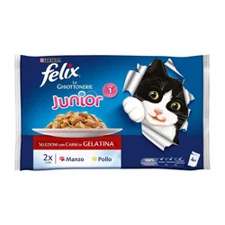 FELIX Sos za mačke Junior govedina i piletina 4x100g
