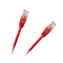 slomart Patch kabel UTP CCA Cat.6e, 3m, rdeč