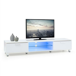Keira Lowboard, TV miza, LED osvetlitev, sprememba barva (TSD1-Keira)