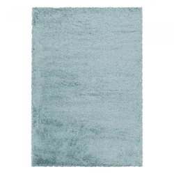 eoshop Preproga Fluffy shaggy 3500 modra (Varianta: premer kroga 120 cm)
