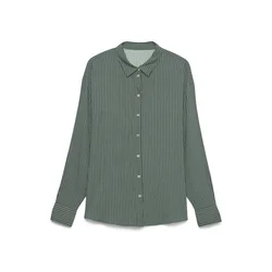 VERO MODA Bluza VMAlice temno zelena/bela