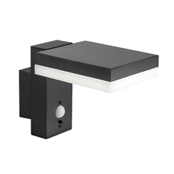 LED solarno spoljašnje zidno svetlo sa senzorom LED/5,5W/3,7V 3000K IP54