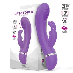 LateToBed Tinka Tickling Rabbit Vibrator Purple