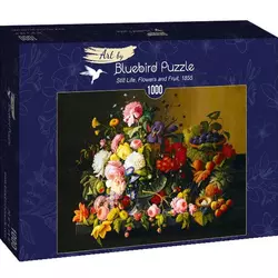 BlueBird - Puzzle Severin Roesen - Still Life, Flowers and Fruit - 1 000 kosov