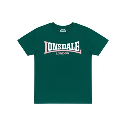 LONSDALE Majica smaragd/roza/bela