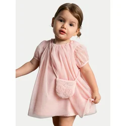 Mayoral Elegantna obleka 1917 Roza Regular Fit