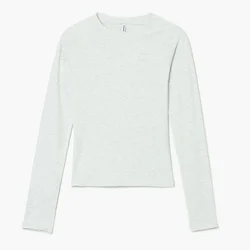 Cropp - Majica z dolgimi rokavi - light grey