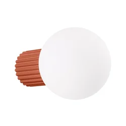 Sollux SL.1727 - Kupatilsko zidno svetlo HALO 1xG9/8W/230V IP44 narandžasto