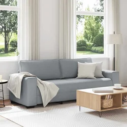 Trosjed Sofa Svijetlo siva 220x77x82 cm Tkanina