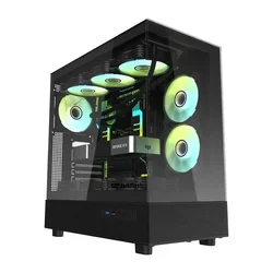 darkFlash DARKFLASH RAČUNALNIŠKO ETUI DPX90 ZA PC Z VENTILACIJO IN HITRO INSTALACIJO