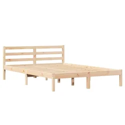 Vidaxl Konstrukcija postelje z vzglavjem Rjava 215,5 x 165,5 x 69,5 cm