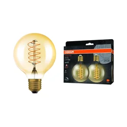 Komplet 2x LED prigušiva sijalica VINTAGE FILAMENT E27/4,8W/230V 2200K - Osram