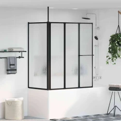 Tuš paravan Bijelo 120 x 70 x 137 cm Aluminij