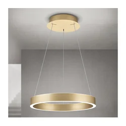 Orion- LED prigušiva luster na sajli KOLK LED/40W/230V 2700/3000/4000K prečnik 40 cm zlatna