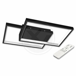 Prigušiva LED plafonska lampa 45W/230V 3000-6500K crna + daljinski upravljač