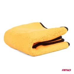 Mikrofiber krpa za poliranje automobila 40x30cm 600g/m2 narandž. Amio