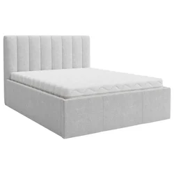 Boxxx OBLAZINJENA POSTELJA 140 cm x 200 cm , tekstil svetlo siva