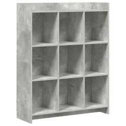 Police za knjige Betonska siva 87,5 x 30 x 111 cm