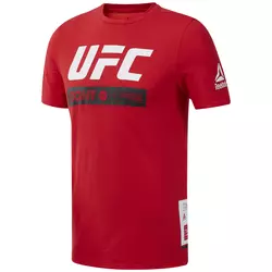 Reebok UFC FG FIGHT WEEK T, muška majica za fitnes, crvena