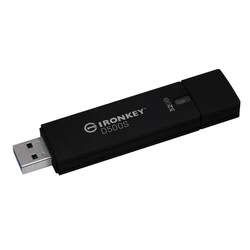 USB disk Kingston Ironkey 32GB D500S, USB 3.2, FIPS 140-3 Level 3, TAA/CMMC, AES-256 bit