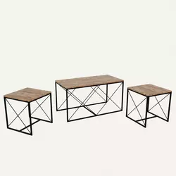 HANAH HOME Defne Atlantic Pine (3 komada)