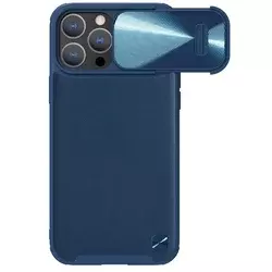 NILLKIN Maska za telefon iphone 14 Pro Leather S teget