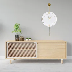 Atelier Del Sofa Zidni sat 37x80x7cm Zlatni