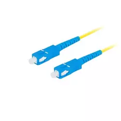 Lanberg Lanberg SM SC/UPC-SC/UPC SIMPLEX 3.0mm LSZH G657A1 2m rumen optični patch kabel