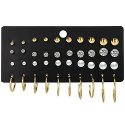 Set Naušnica MA-28118 - Zlatna KP28118