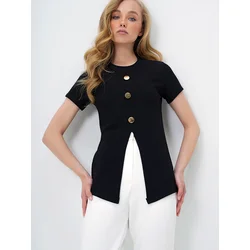 Trend Alacati Stili Ženska bluza Alc-X14169, Crna
