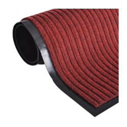VIDAXL PVC predpražnik (180x240cm), rdeč