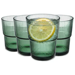 Orion Szklanki zielone VERDE 400 ml 4 szt.