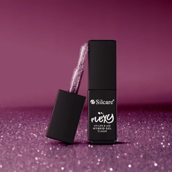 Flexy Hybrid Gel-FLASH VIOLET Trajni gel lak za nokte UV i LED | SILCARE | Kozmo