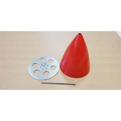 TURBO RAVEN CFK spiner rdeč (o130mm)