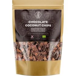 BrainMax Pure® Chocolate Coconut chips, Kokosov čips v čokoladi, BIO, 250 g