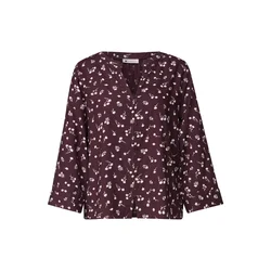 STREET ONE Bluza ecru/bordo