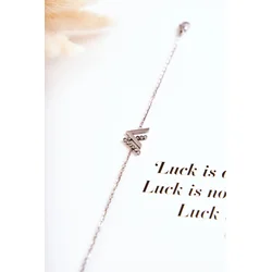 Bracelet On a chain with zircons silver