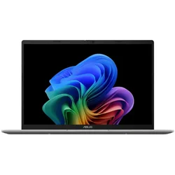 ASUS - Vivobook 14 FHD+ Laptop - Copilot+ PC - Snapdragon X with 16GB Memory - 512GB SSD - Cool Silver