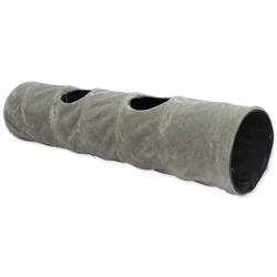 Magic cat Tunel MAGIC CAT XL plyšový šedý 150 cm