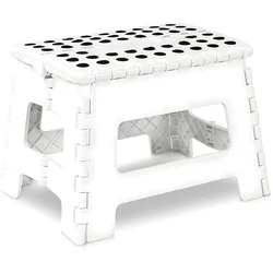 Sklopiva tabureta - Bijela / 22 cm KP39027